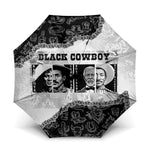 Black Cowboy Umbrella African American Black History Unique Style