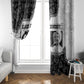 Black Cowboy Window Curtain African American Black History Unique Style