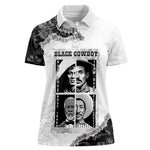 Black Cowboy Women Polo Shirt African American Black History Unique Style