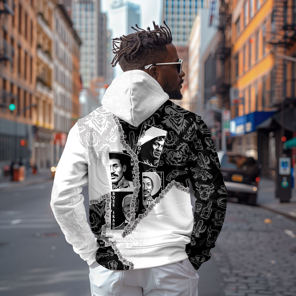 Black Cowboy Zip Hoodie African American Black History Unique Style