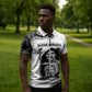 Black Cowboy Zipper Polo Shirt African American Black History Unique Style