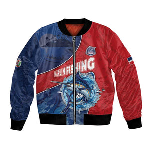 Afro-Dominicans Fishing Bomber Jacket Master Baiter - African Pride