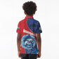 Afro-Dominicans Fishing Kid Polo Shirt Master Baiter DT05
