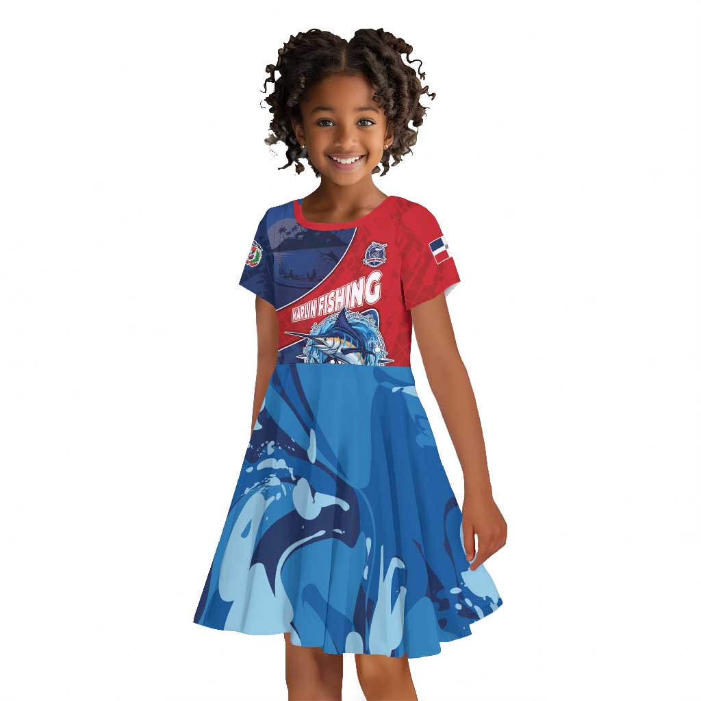 Afro-Dominicans Fishing Kid Short Sleeve Dress Master Baiter DT05