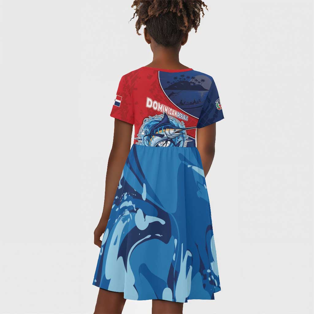 Afro-Dominicans Fishing Kid Short Sleeve Dress Master Baiter DT05