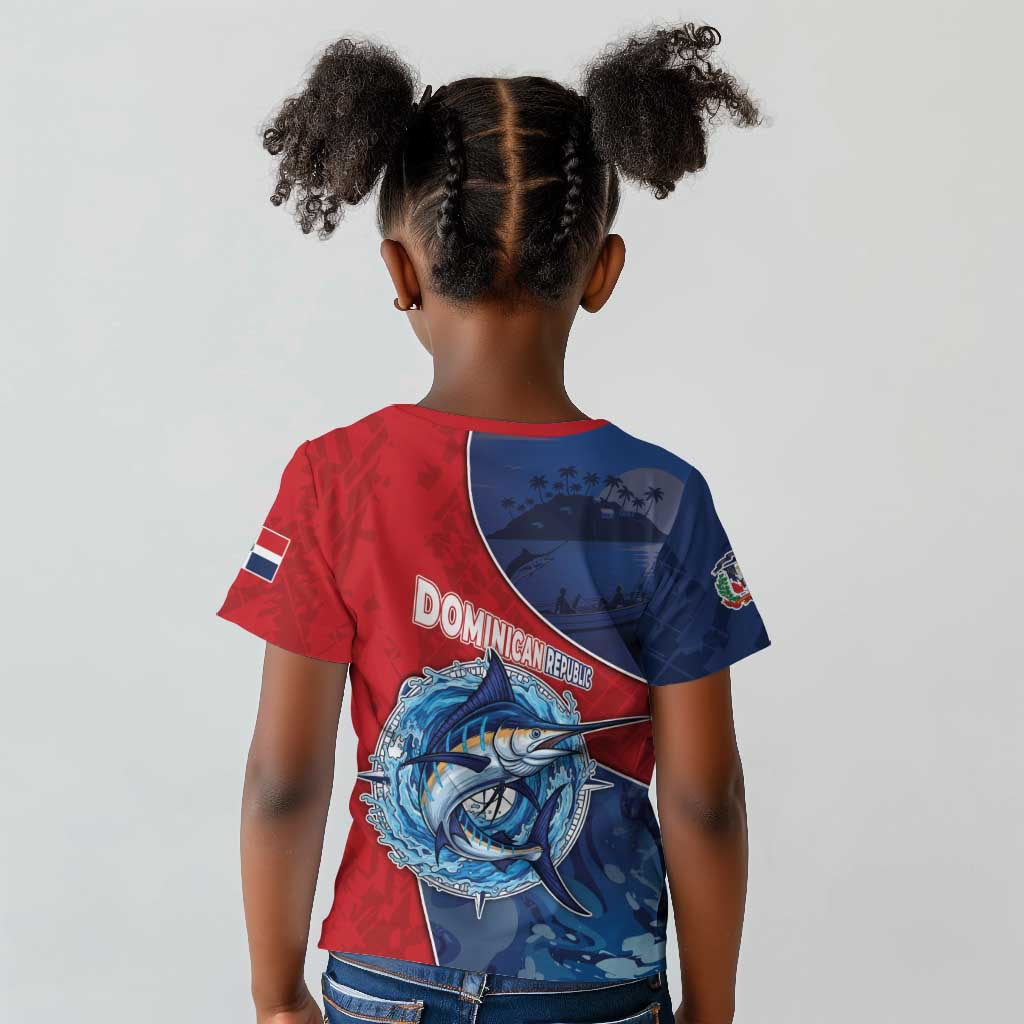 Afro-Dominicans Fishing Kid T shirt Master Baiter DT05
