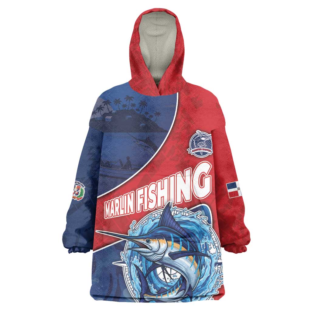 Afro-Dominicans Fishing Kid Wearable Blanket Hoodie Master Baiter - African Pride