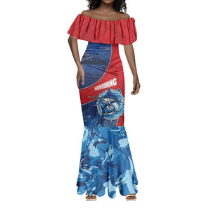 Afro-Dominicans Fishing Mermaid Dress Master Baiter - African Pride