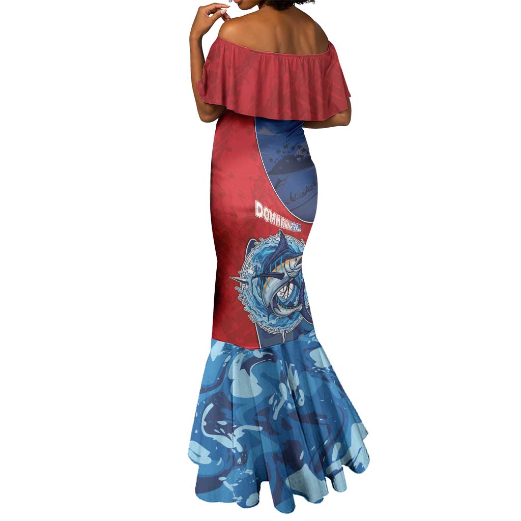 Afro-Dominicans Fishing Mermaid Dress Master Baiter - African Pride