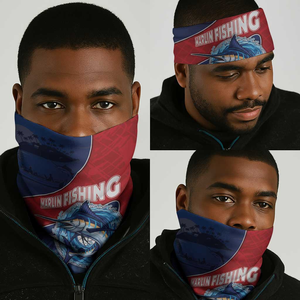 Afro-Dominicans Fishing Neck Gaiter Master Baiter - African Pride