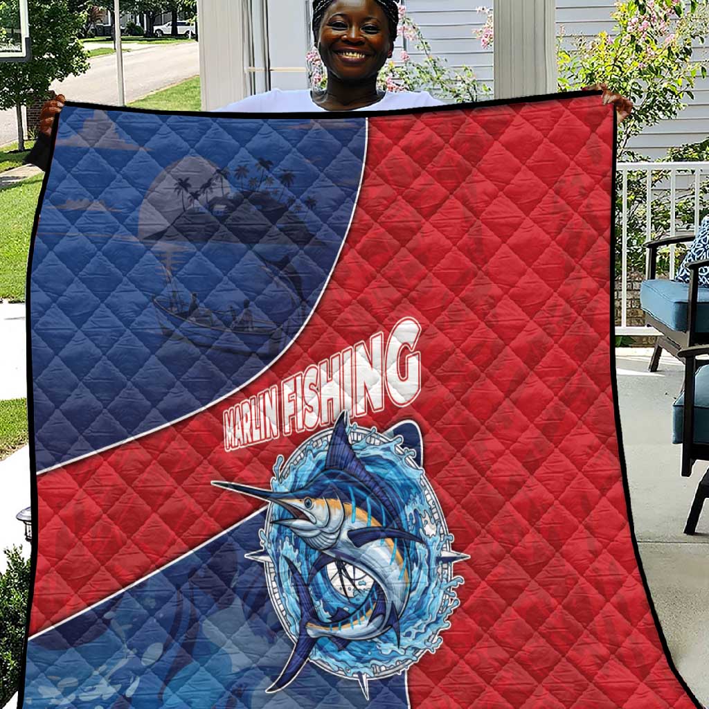 Afro-Dominicans Fishing Quilt Master Baiter - African Pride