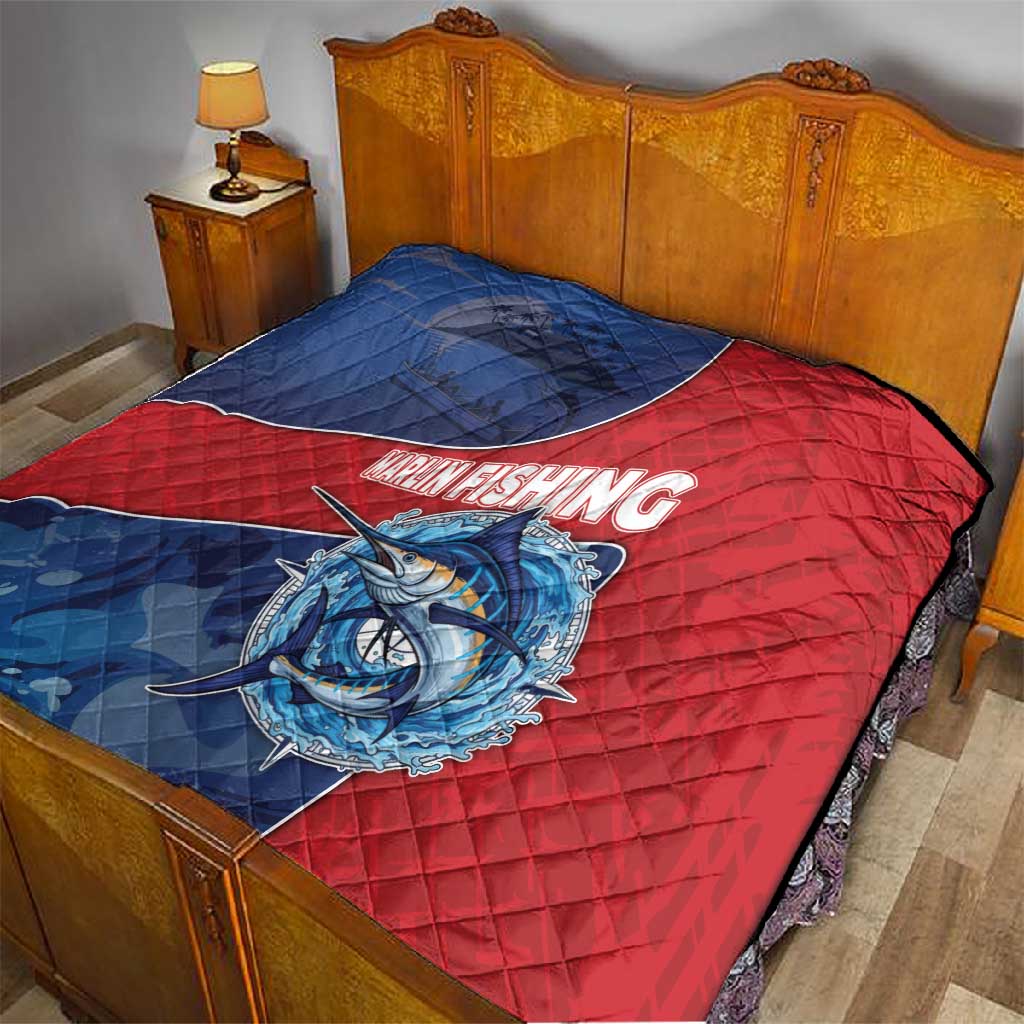 Afro-Dominicans Fishing Quilt Master Baiter - African Pride