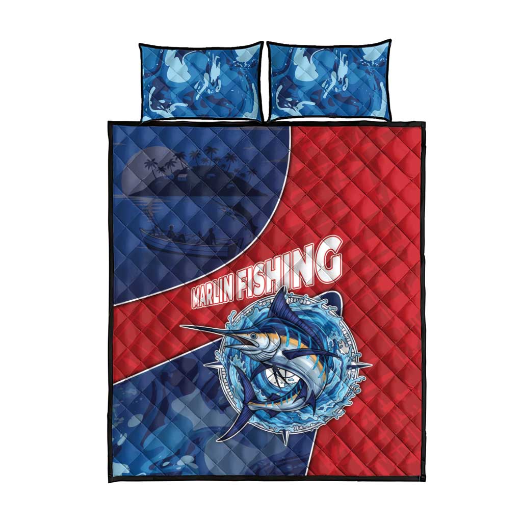 Afro-Dominicans Fishing Quilt Bed Set Master Baiter - African Pride