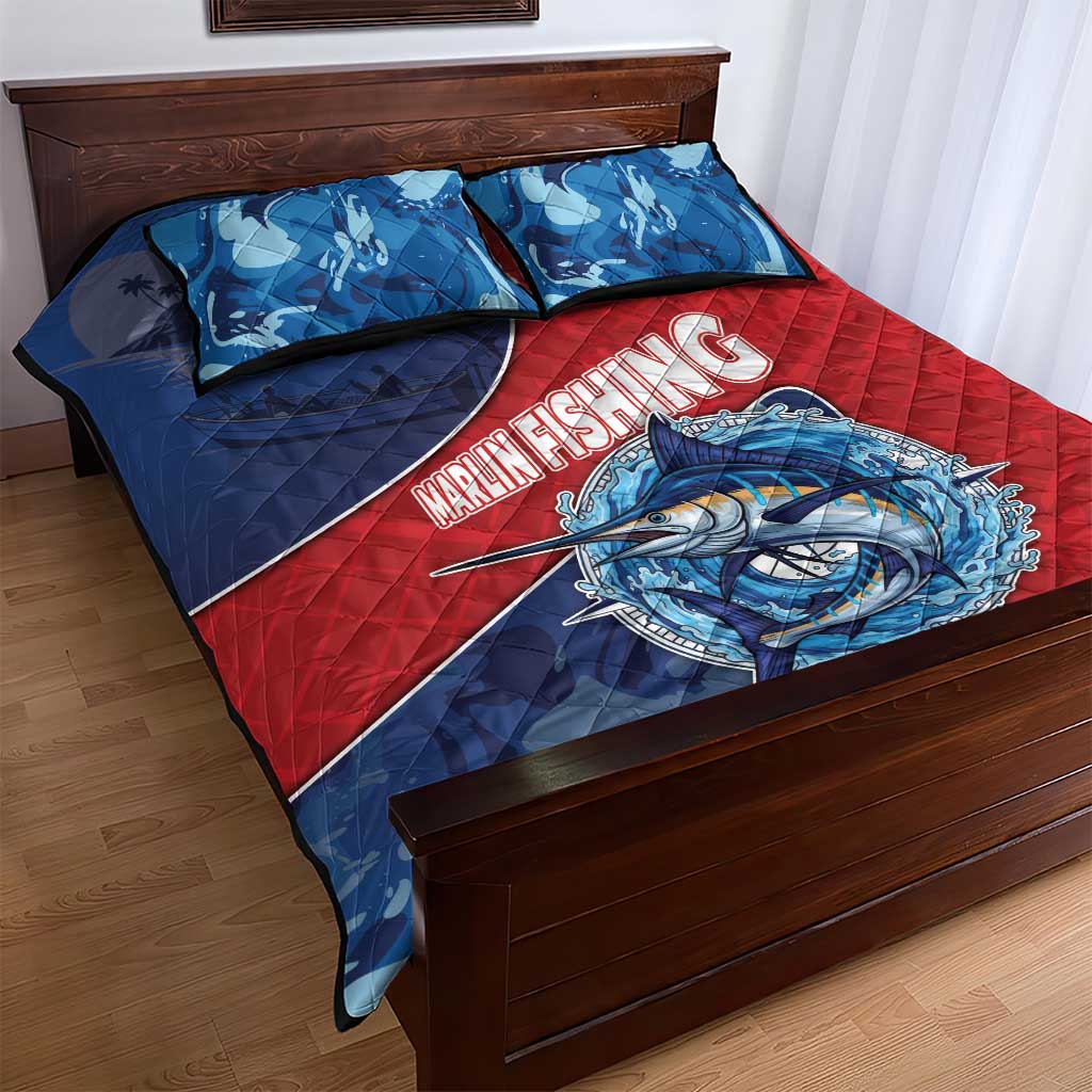 Afro-Dominicans Fishing Quilt Bed Set Master Baiter - African Pride