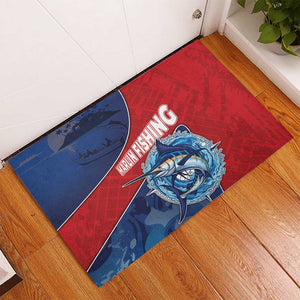 Afro-Dominicans Fishing Rubber Doormat Master Baiter - African Pride