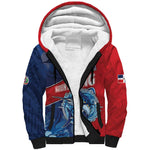 Afro-Dominicans Fishing Sherpa Hoodie Master Baiter - African Pride