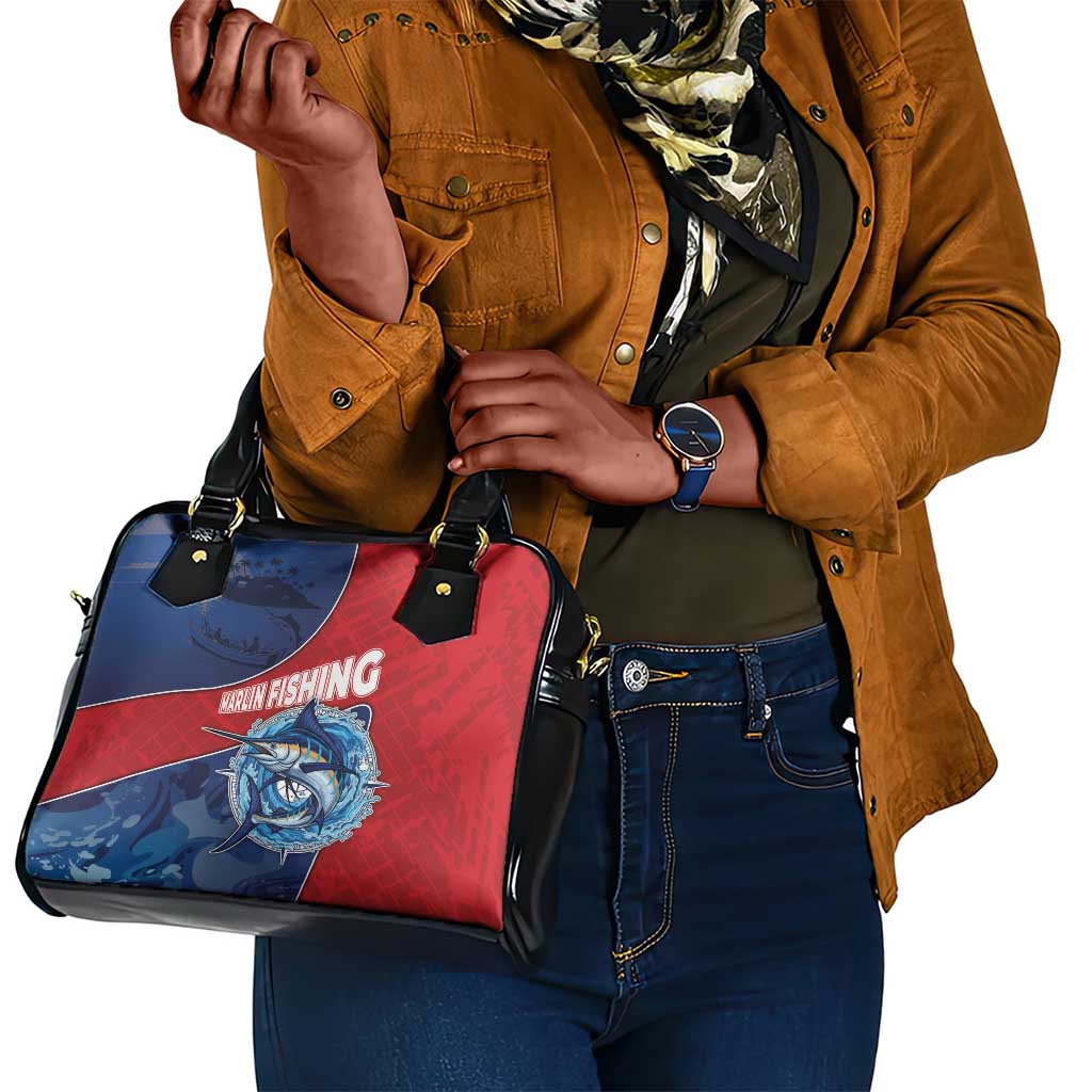 Afro-Dominicans Fishing Shoulder Handbag Master Baiter - African Pride