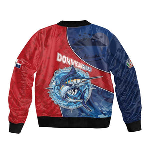 Afro-Dominicans Fishing Sleeve Zip Bomber Jacket Master Baiter - African Pride