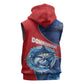 Afro-Dominicans Fishing Sleeveless Hoodie Master Baiter - African Pride