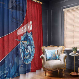 Afro-Dominicans Fishing Window Curtain Master Baiter - African Pride