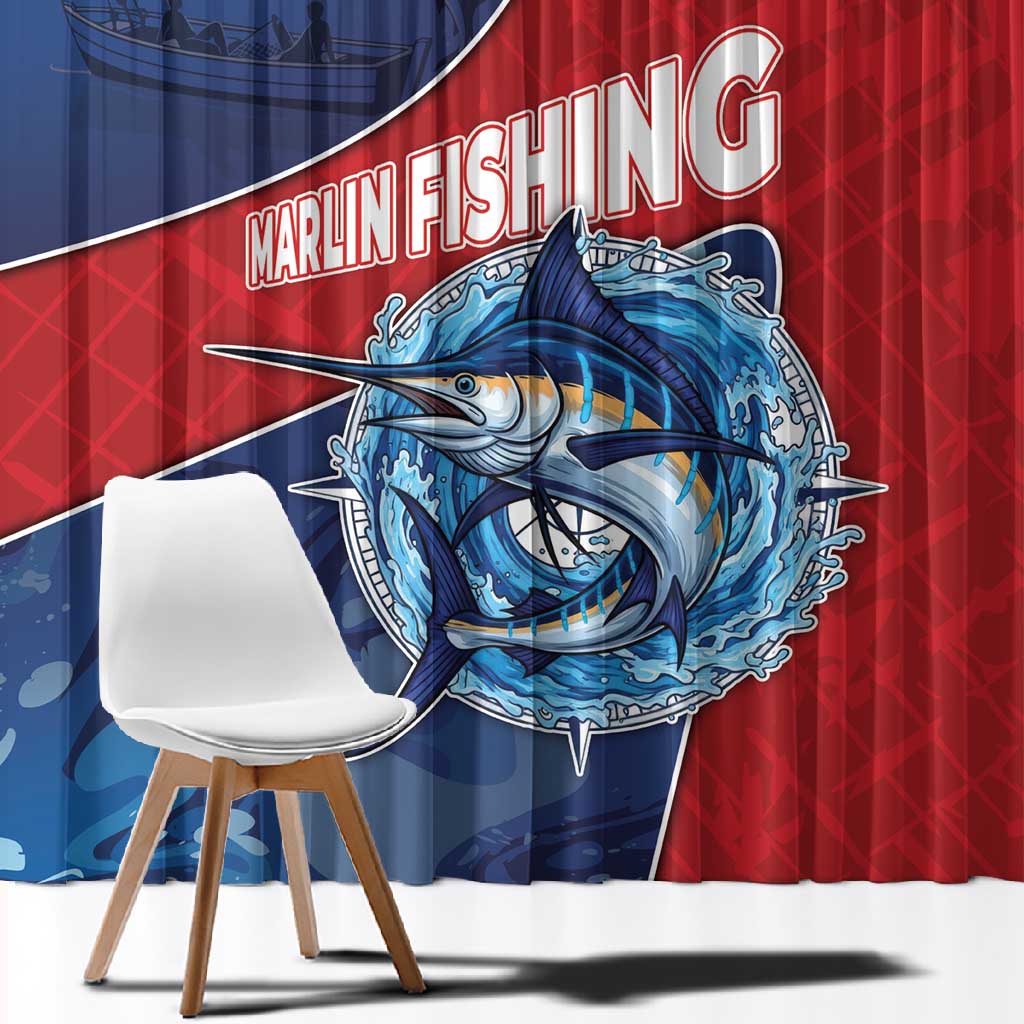 Afro-Dominicans Fishing Window Curtain Master Baiter - African Pride