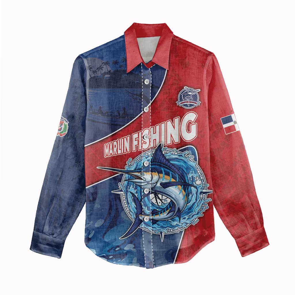Afro-Dominicans Fishing Women Casual Shirt Master Baiter - African Pride