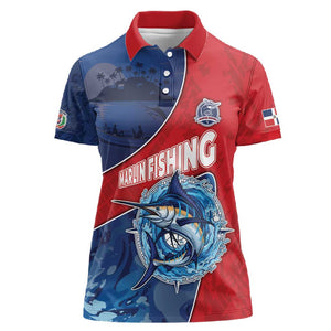 Afro-Dominicans Fishing Women Polo Shirt Master Baiter - African Pride