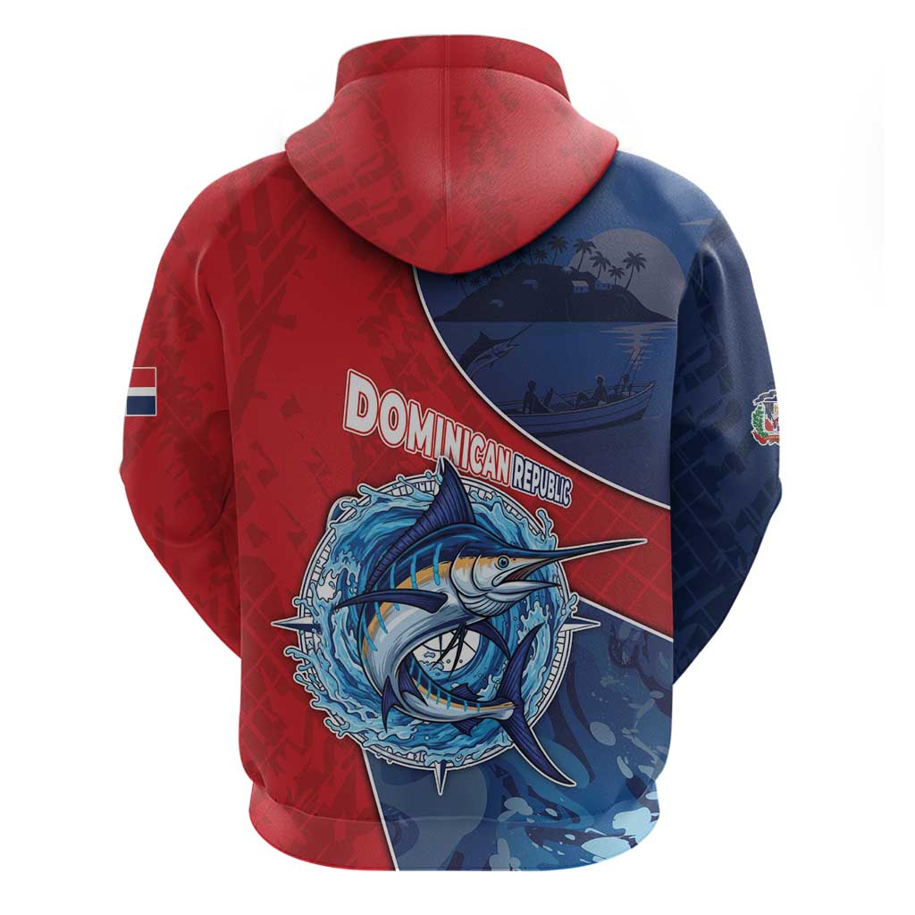 Afro-Dominicans Fishing Zip Hoodie Master Baiter - African Pride
