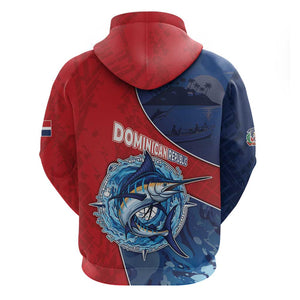 Afro-Dominicans Fishing Zip Hoodie Master Baiter - African Pride