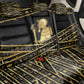 Egyptian God Ptah Back Car Seat Cover Gold Mummy Wrap Hieroglyphics Patterns