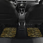 Egyptian God Ptah Car Mats Gold Mummy Wrap Hieroglyphics Patterns