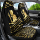 Egyptian God Ptah Car Seat Cover Gold Mummy Wrap Hieroglyphics Patterns