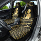 Egyptian God Ptah Car Seat Cover Gold Mummy Wrap Hieroglyphics Patterns