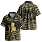 Egyptian God Ptah Kid Hawaiian Shirt Gold Mummy Wrap Hieroglyphics Patterns DT05