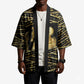 Egyptian God Ptah Kimono Gold Mummy Wrap Hieroglyphics Patterns