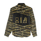 Egyptian God Ptah Women Casual Shirt Gold Mummy Wrap Hieroglyphics Patterns