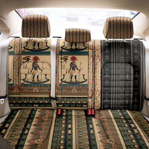 Egyptian God Ra Back Car Seat Cover Ancient Mythology Solar Barque Falcon