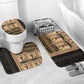 Egyptian God Ra Bathroom Set Ancient Mythology Solar Barque Falcon