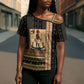 Egyptian God Ra Cross Shoulder Shirt Ancient Mythology Solar Barque Falcon