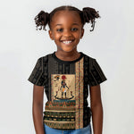 Egyptian God Ra Kid T shirt Ancient Mythology Solar Barque Falcon