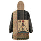 Egyptian God Ra Kid Wearable Blanket Hoodie Ancient Mythology Solar Barque Falcon