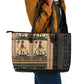 Egyptian God Ra Leather Tote Bag Ancient Mythology Solar Barque Falcon