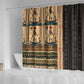 Egyptian God Ra Shower Curtain Ancient Mythology Solar Barque Falcon