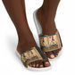 Egyptian God Ra Slide Sandals Ancient Mythology Solar Barque Falcon