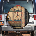 Egyptian God Ra Spare Tire Cover Ancient Mythology Solar Barque Falcon