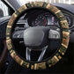 Egyptian God Ra Steering Wheel Cover Ancient Mythology Solar Barque Falcon