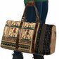 Egyptian God Ra Travel Bag Ancient Mythology Solar Barque Falcon