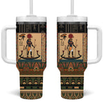 Egyptian God Ra Tumbler With Handle Ancient Mythology Solar Barque Falcon