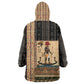 Egyptian God Ra Wearable Blanket Hoodie Ancient Mythology Solar Barque Falcon