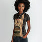 Egyptian God Ra Women Polo Shirt Ancient Mythology Solar Barque Falcon